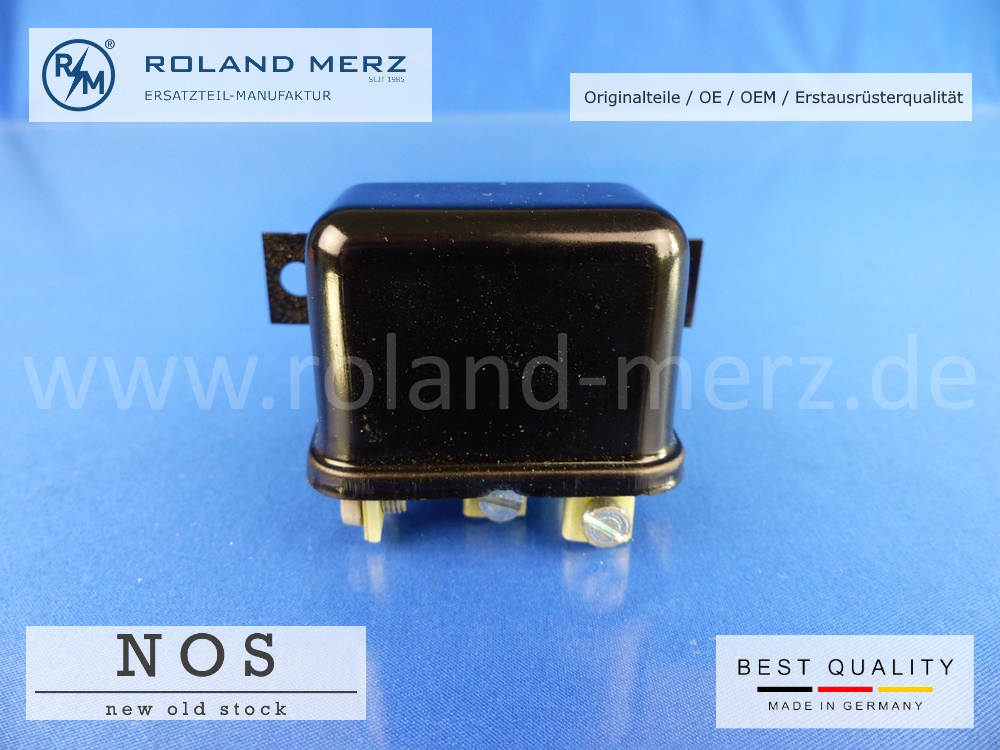 000-542-34-19-03 Relais 000 542 34 19 Mercedes 300SL, 300d, 190SL und 220SE Cab. Bosch 0 332 200 009 / SH/SE 22 A 2 Bosch NOS-Originalausführung im Metallgehäuse
