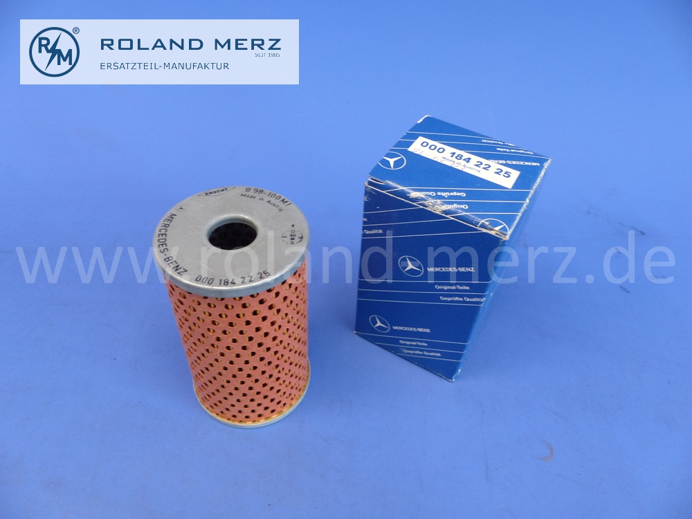 0001842225 Filter, Filtereinsatz Micronic für Ölpumpe, Mercedes W105, W120, W121, W180, W188, W189, Original Mercedes Neuteil, NOS