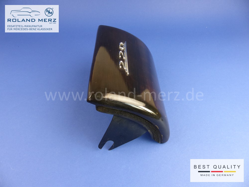 RM0008Katalog Holzabdeckung Radioschacht 10 180 680 00 96 für Armaturenbrett mit Chromschriftzug für Mercedes Pont
