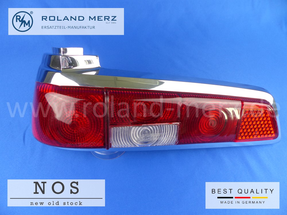 Deckel für Rücklicht links rot / rot NOS Mercedes 110 820 07 66 für 190C - 200DC, 220b