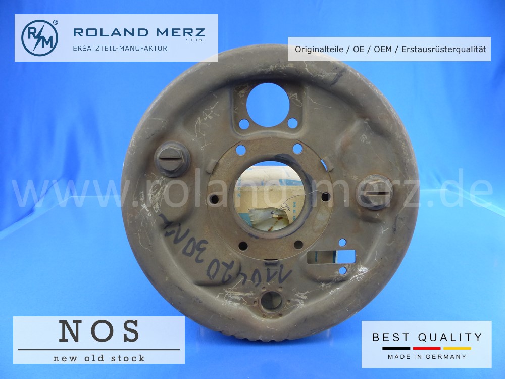 P1140755 Bremsträgerplatte, hinten links, Mercedes A 110 420 30 17, BM 110, 111, 113