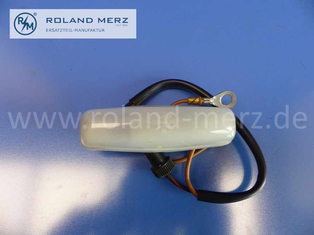 1088250142 Fußraumleuchte Mercedes 280SE/Cp, SE 3.5Cp, alle W108, W109, W111, Original MB-Neuteil, NOS