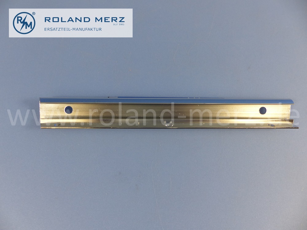 1137250865 Schiene, Abdichtschiene, rechts, Verdeckrahmen Softtop, oben, hinten, Länge 245mm, Mercedes W113, Pagode, MB 230SL, 250SL, 280SL, Original Mercedes Neuteil, NOS