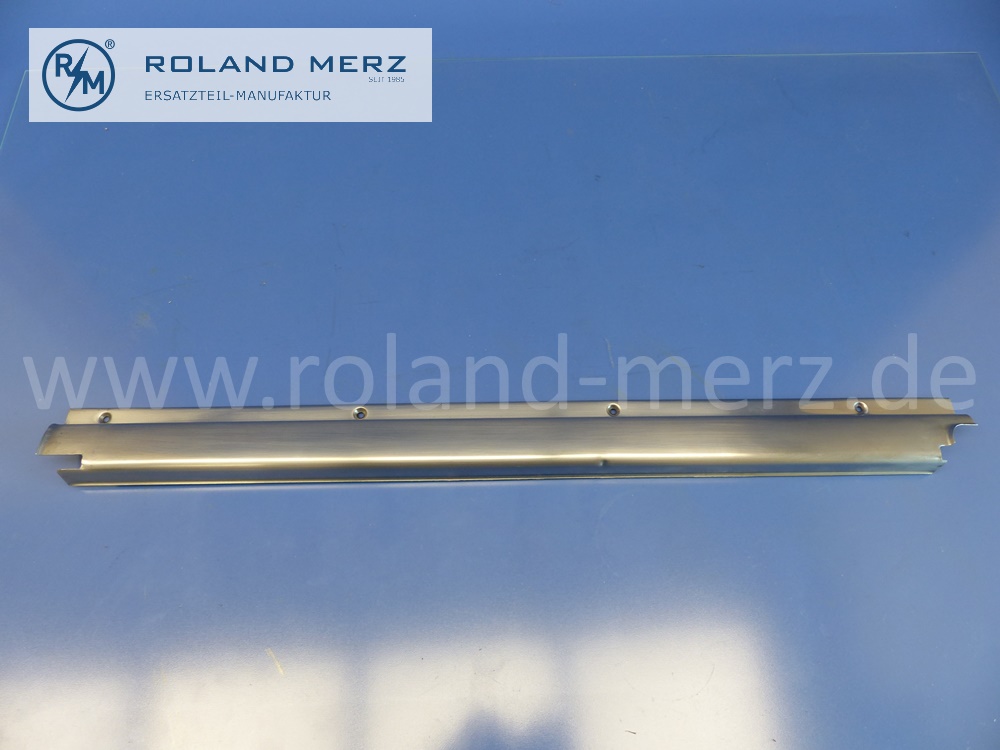 1086860336 Abdeckschiene, Schiene, Fondtür unten links, Mercedes W108, 250S, 250SE, 300SEB, Original Mercedes Neuteil, NOS - 2 mm Delle an Unterseite -