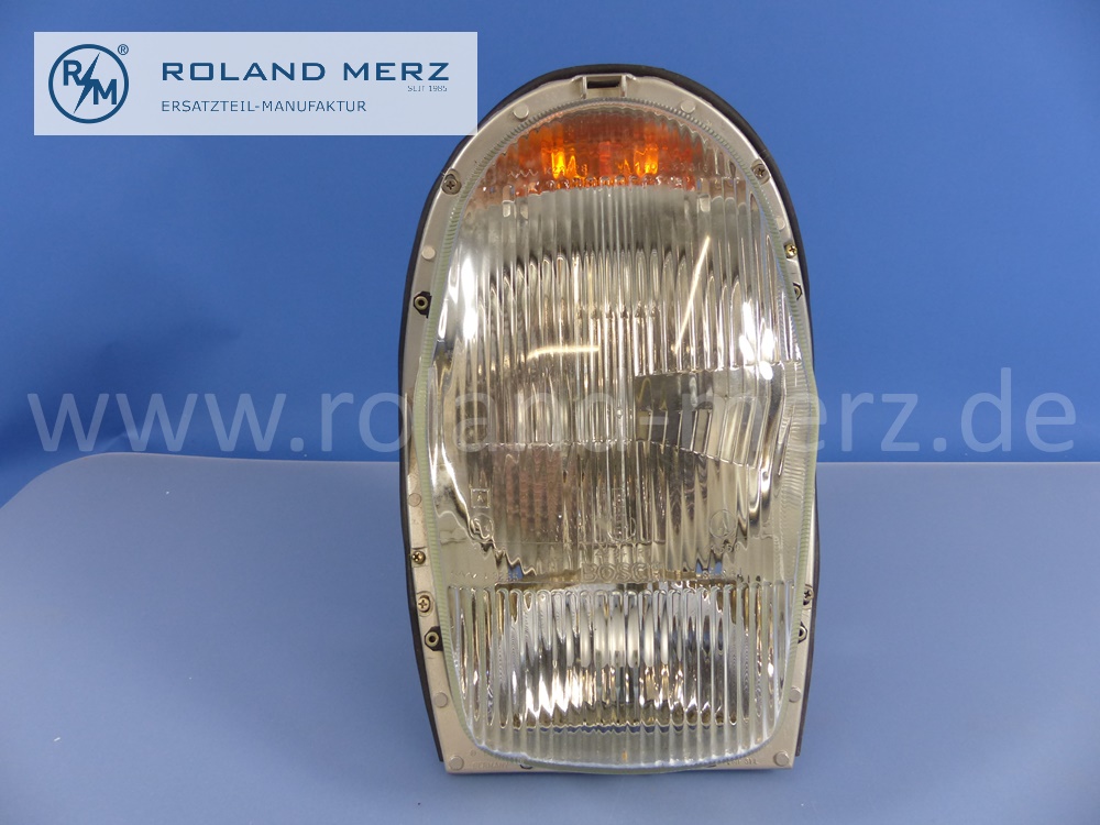 1088201961 Bosch Leuchteinheit, Scheinwerfer, asymmetrisch, Rechtsverkehr, links und rechts, Mercedes W108, W109, W111, W112, Original Mercedes Neuteil, NOS 