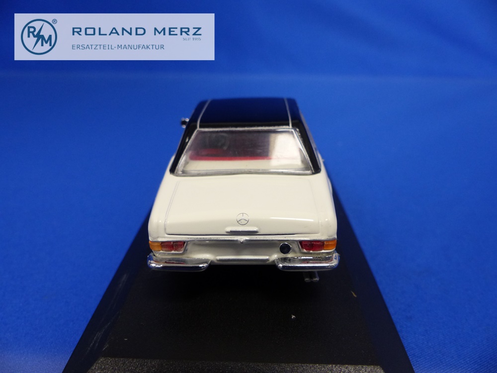 032251-03 Mercedes-Benz 280 SL Pagode weiss/schwarz - Minichamps PMA 1:43