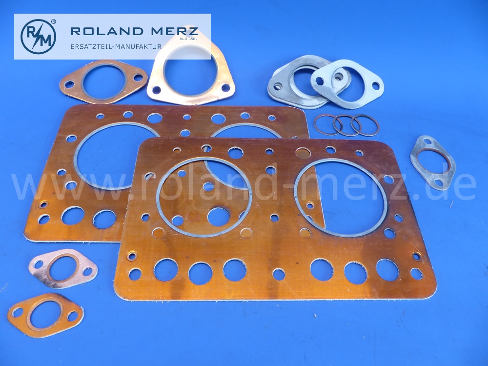 79S6000 Dichtungssatz Motor, Vollsatz, Vorkrieg, Mercedes L3000, O2600, Motor OM65, 1936 / 1939, Original Elring Neuteil, NOS 