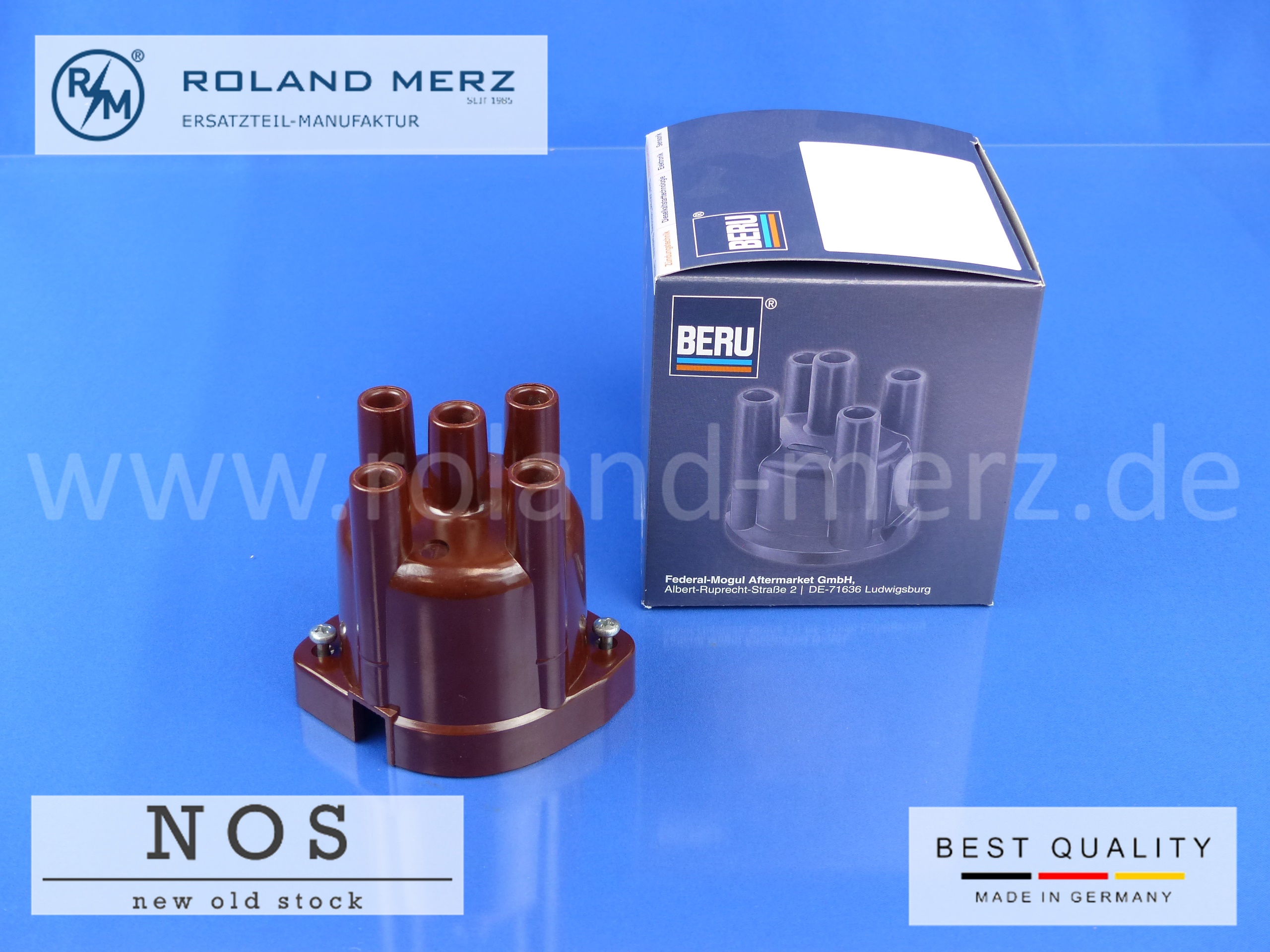 VK273 Verteilerkappe Beru Alfa Romeo Citroen Fiat 1235522844 6608