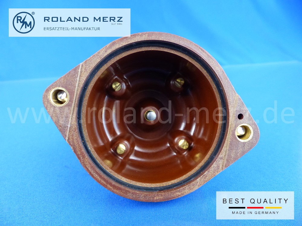 ZVVS13Z1Z Verteilerkappe für Porsche 356 Carrera aus Bakelit - Bosch Vergl.-Nr. ZVVS13Z1Z - 1235522311 ZVVS13Z1Z Verteilerkappe für Porsche 356 Carrera aus Bakelit - Bosch Vergl.-Nr. ZVVS13Z1Z - 1235522311