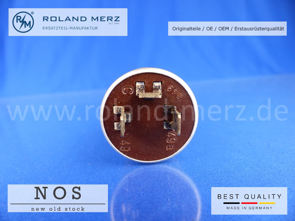 Blinkrelais 0 336 200 046 Bosch 12 Volt 3 x 18 W Bosch Originalausführung NOS mit Metallgehäuse