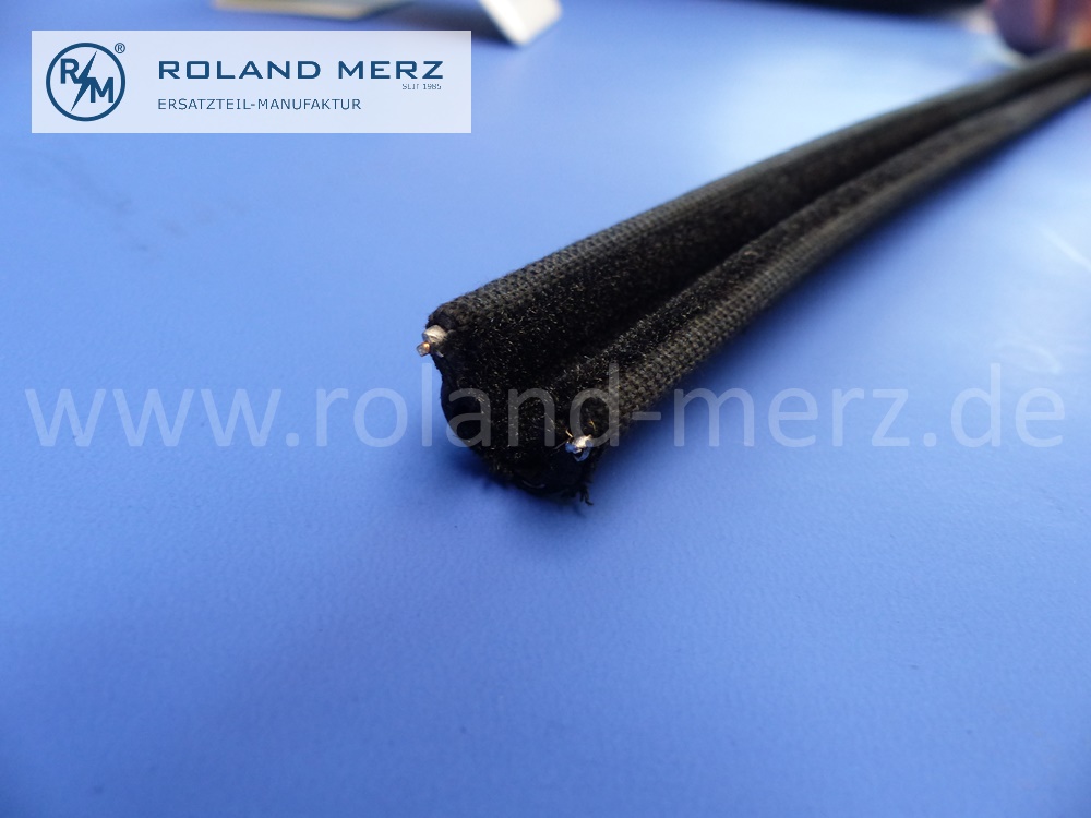 0009851830 sealing section, Mercedes W100, W105, W110, W111, W112, W120, W121, W128, W180, W188, W189, sold by the meter, original Mercedes spare-part, NOS