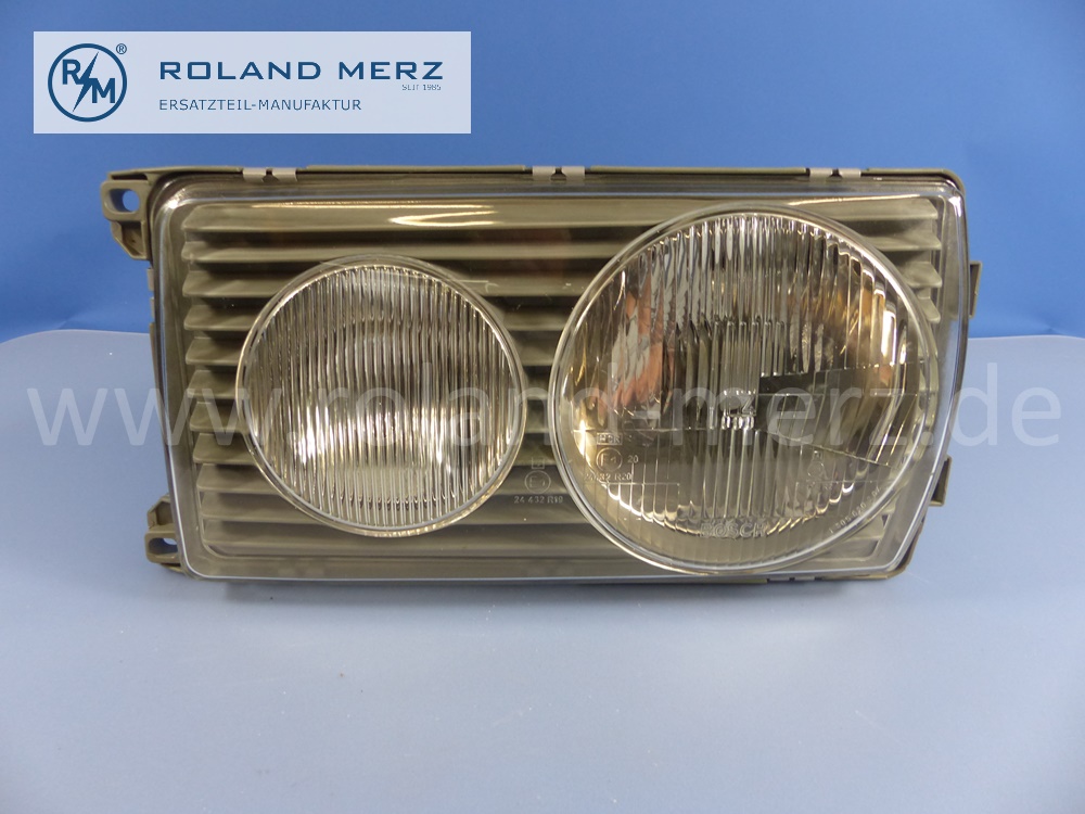 1238202561 Bosch Leuchteinheit, Scheinwerfer, mit Blinkleuchte, H4, links, Rechtsverkehr, Mercedes W123, Original Mercedes Neuteil, NOS 