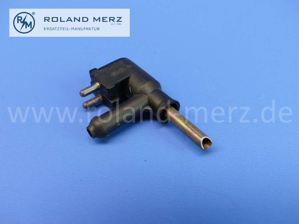 1078690224 Anschluss, Anschlussstück Düse Scheibenwaschanlage, beheizt, Mercedes R107, C107, E. 1078690324, Original Mercedes Neuteil, NOS 
