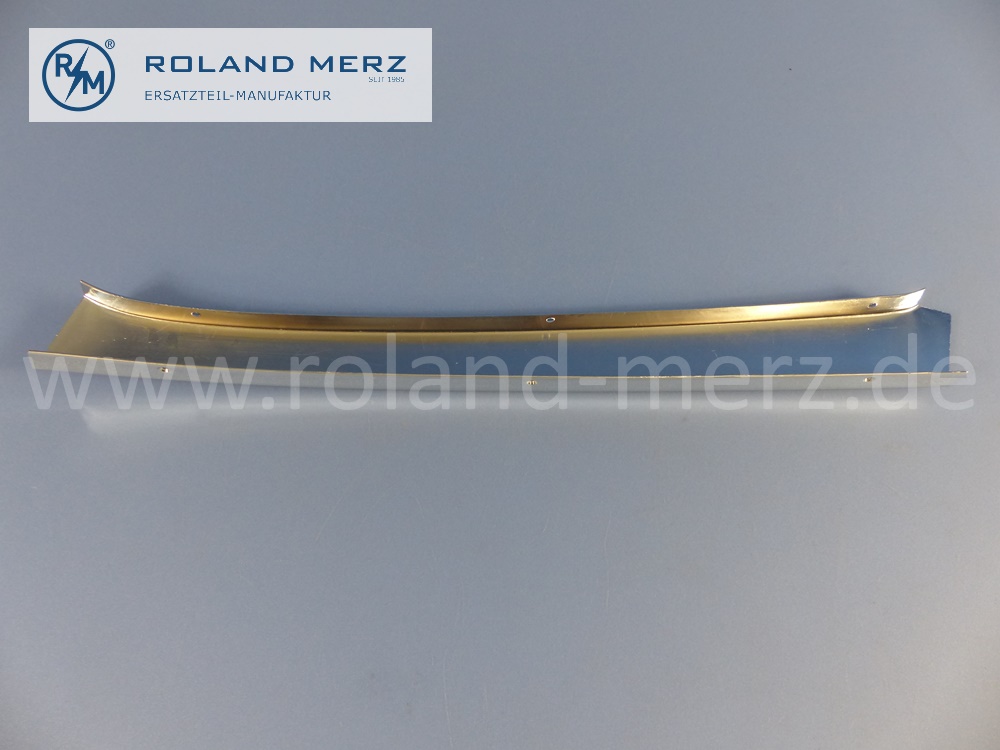 1116885141 Verkleidung seitlich aussen, Windschutzscheibe, links, Länge 440mm, Mercedes W111, W112, 220SEB, 280SE/C, 300SE/C, Cabriolet, Coupé, Original Mercedes Neuteil, NOS