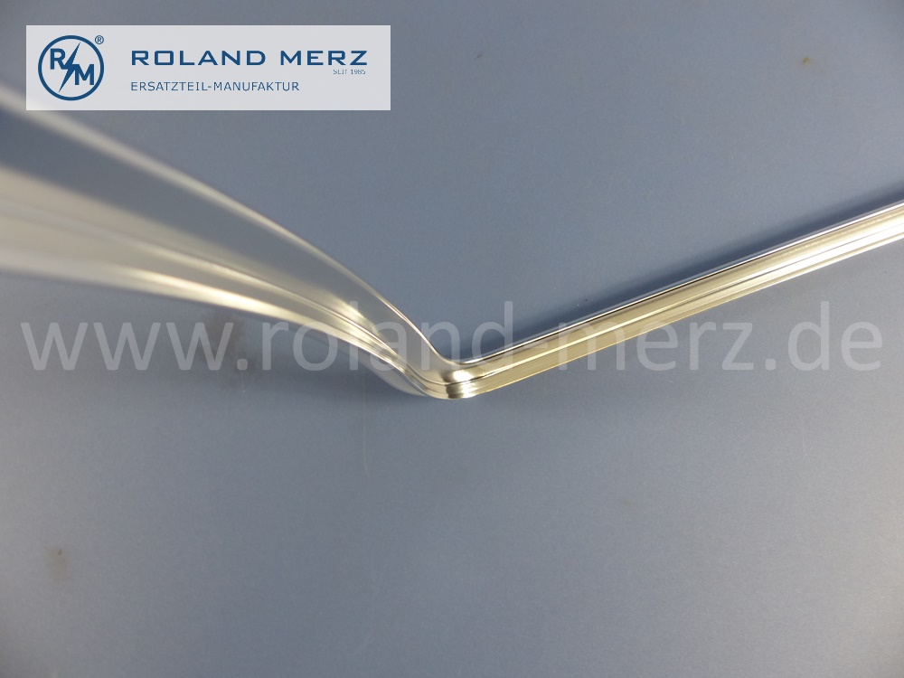 1156781530 Zierstab, Zierleiste, Zierrahmen, Heckscheibe, links, Mercedes W114, W115, Strich 8, Länge 865 mm, Original Mercedes Neuteil, NOS