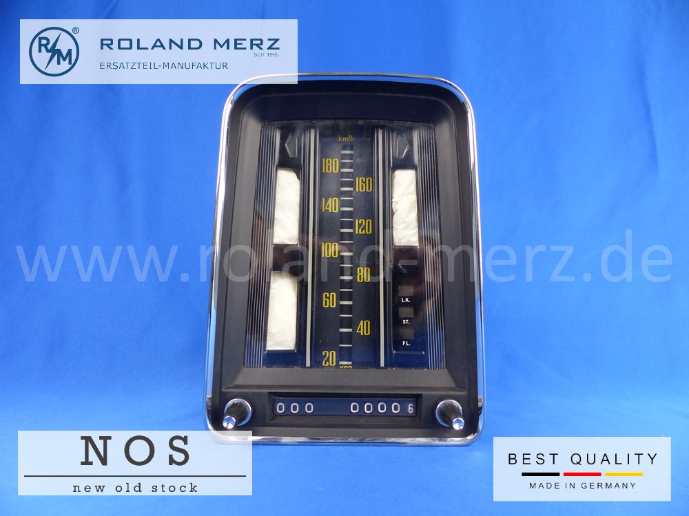 Kombi-Gehäuse mit Tachometer und Kilometeranzeige Mercedes 004 542 96 06 für Mercedes 190c, 200, 230, 230S