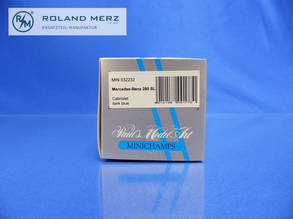 032232-02 Mercedes-Benz 280 SL Cabriolet dunkelblau - Minichamps PMA 1:43