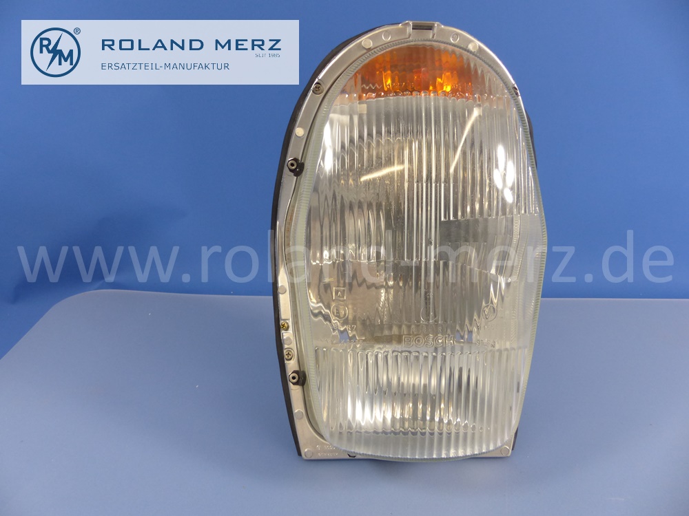 1088204861 Bosch Leuchteinheit, Scheinwerfer, asymmetrisch, Rechtsverkehr, links und rechts, Mercedes W108, W109, Original Mercedes Neuteil, NOS 