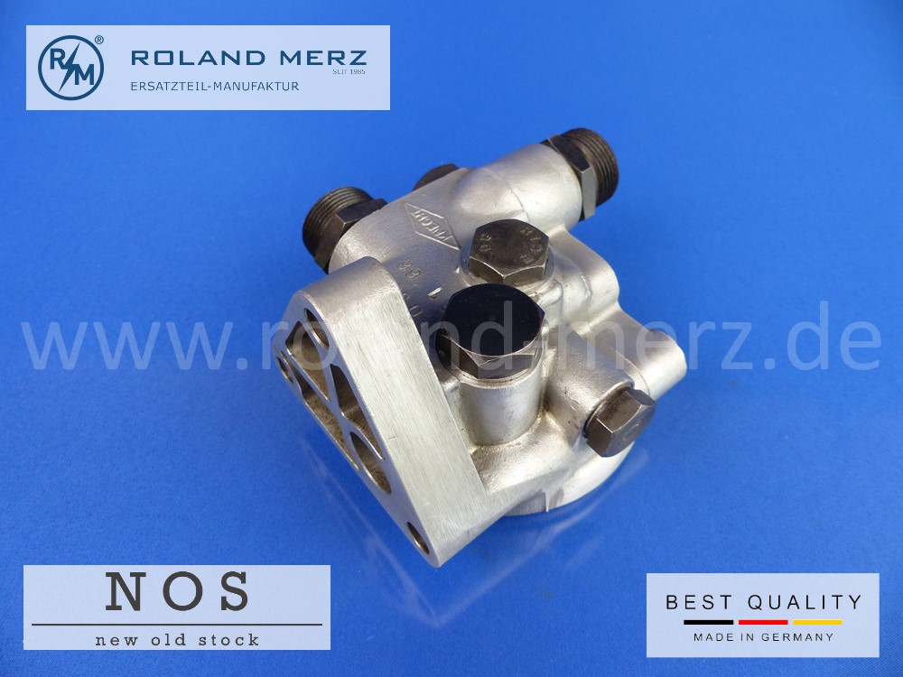 P1130728 Ölfiltergehäuse-Oberteil 000 184 30 08 für Motor M 189 Mercedes 300SE und 300SEL