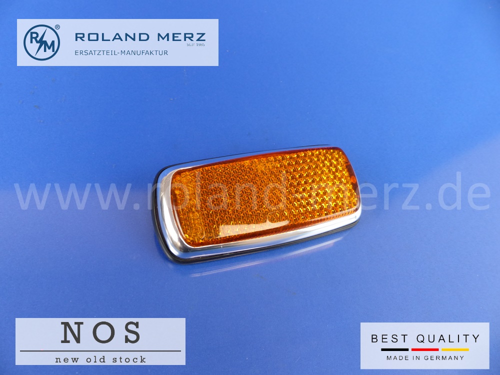 1108260441 Seitenstrahler vorne rechts gelb Mercedes W100 W113 W114 W115 W108