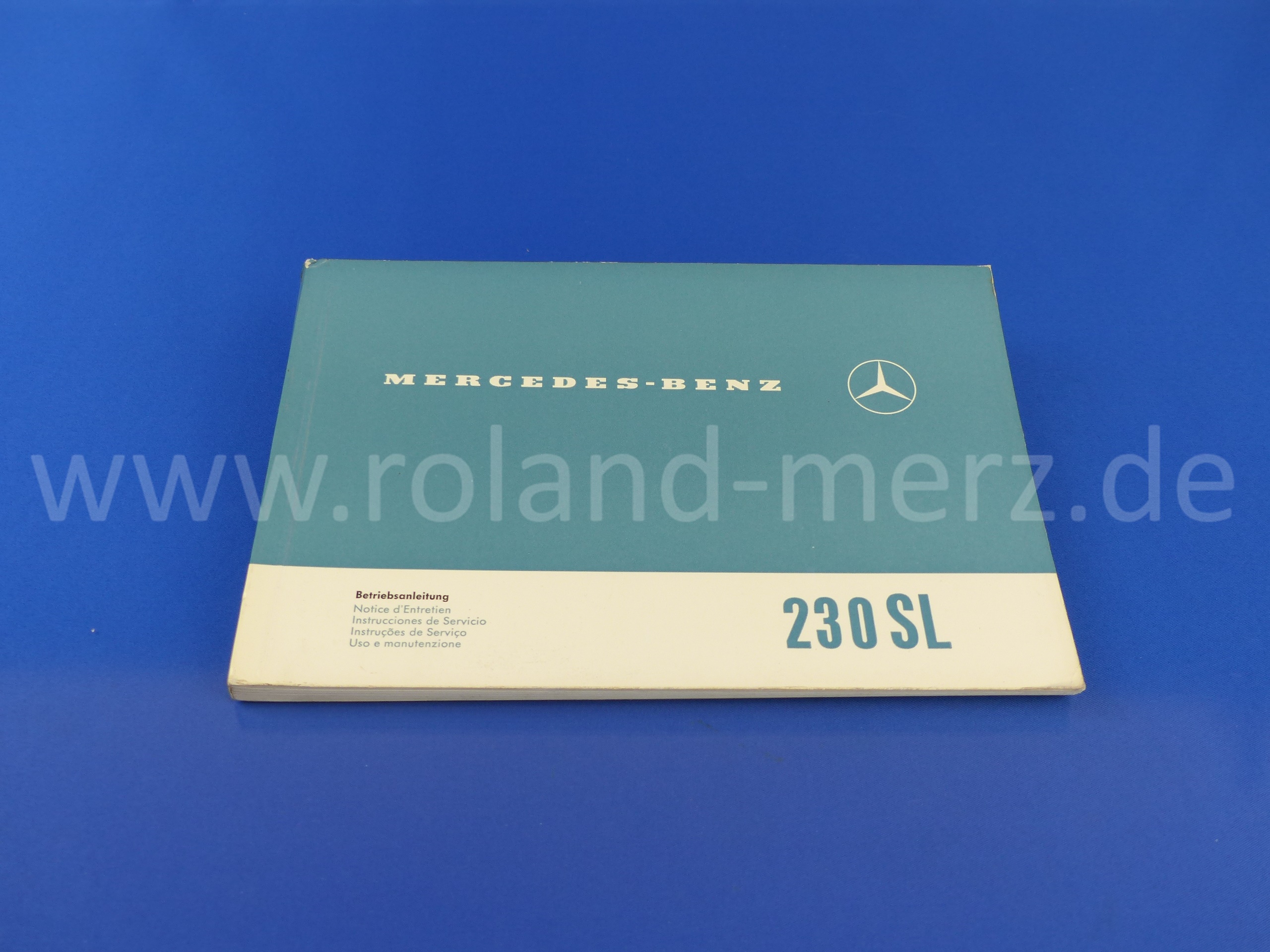 Original Betriebsanleitung Mercedes 230SL R113 Deutsch, 1135840696 