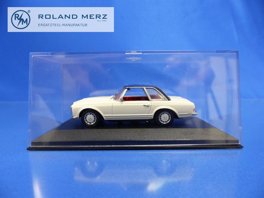 032251-09 Mercedes-Benz 280 SL Pagode weiss/schwarz - Minichamps PMA 1:43