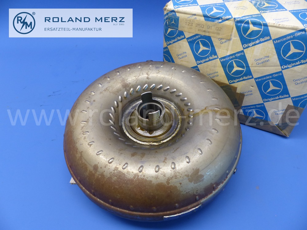 1232500102 hydraulische Kupplung, Wandler, Drehmomentwandler, Mercedes W123, Automatikgetriebe 722, Original Mercedes Neuteil, NOS