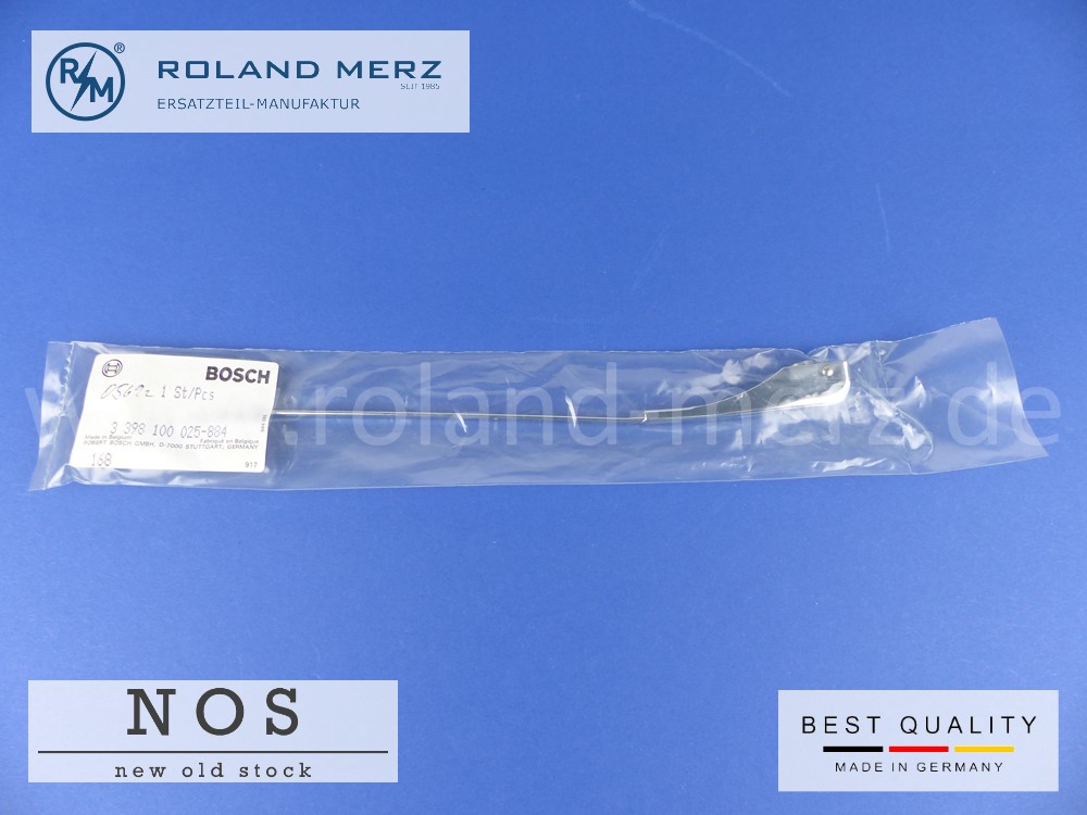 Wischerarm verchromt Bosch 3 398 100 025 Mercedes 120 824 02 28 für 190SL und Ponton 180 - 220SE