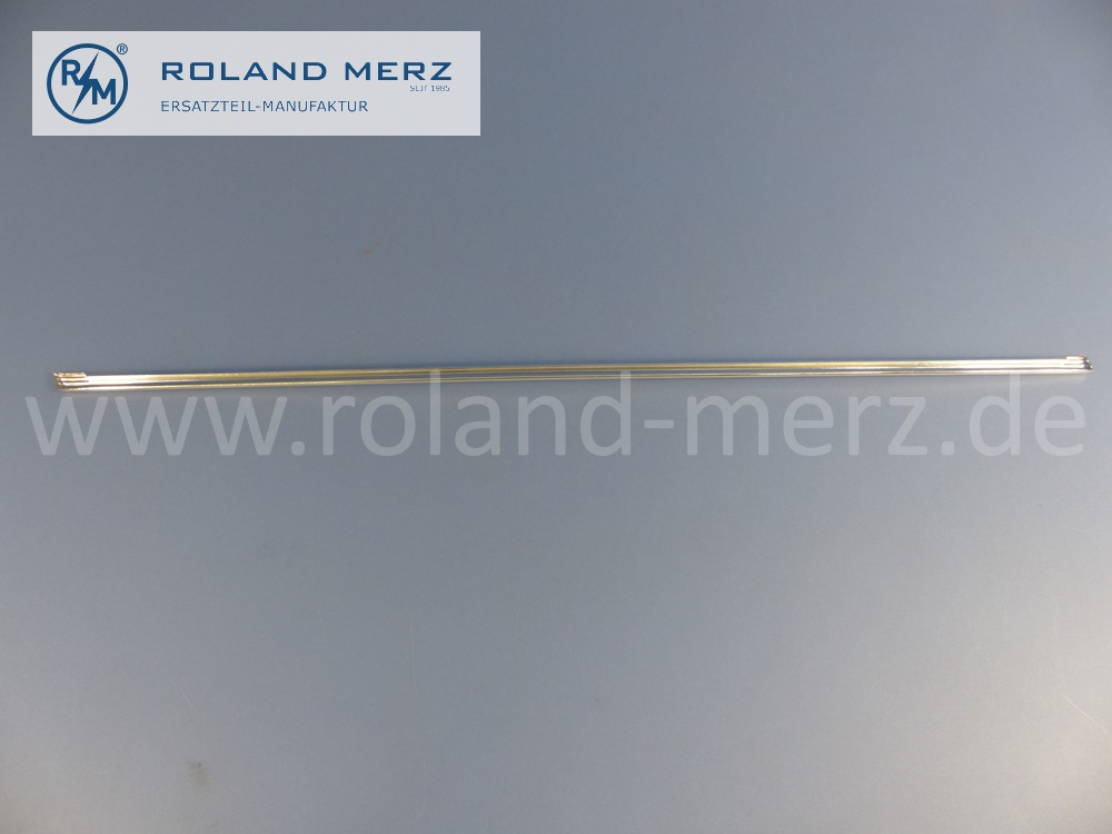 1117270682 Zierstab, Zierleiste Türbelag oben, Fahrertür rechts, Länge 710mm, Mercedes W111, MB 220B, 220SB, 220SEB, Original Mercedes Neuteil, NOS