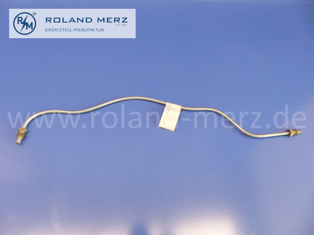 1804200137 Leitung, Bremsleitung, Bremsölleitung, Verteiler an Halter Bremsschlauch, rechts, Mercedes W105, W120, W121, W128, W180, 190SL, Ponton, Original Mercedes Neuteil, NOS