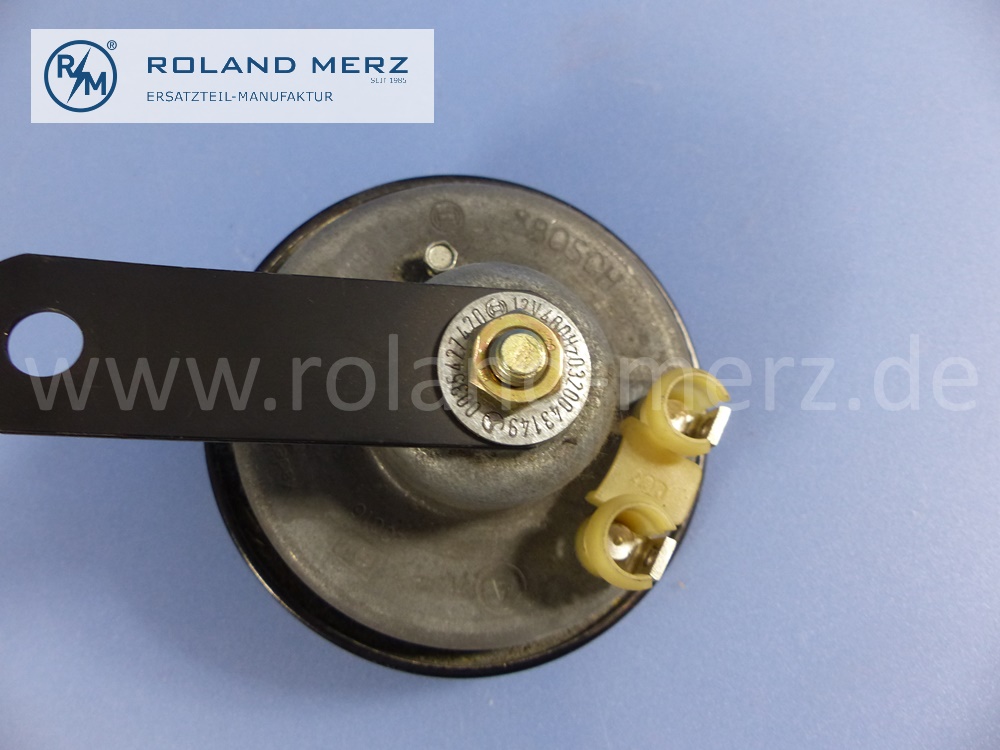 0320043149 Bosch Horn, Signalhorn, 12V, 480Hz, Mercedes 0005427420, Original Bosch Neuteil, NOS 