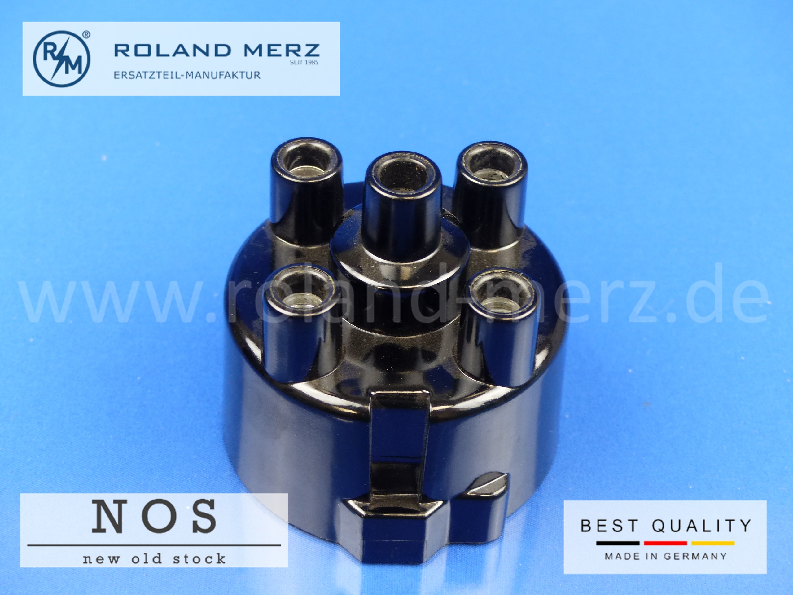 Verteilerkappe schwarz, Morris, Austin, MG, Bosch 1235522843