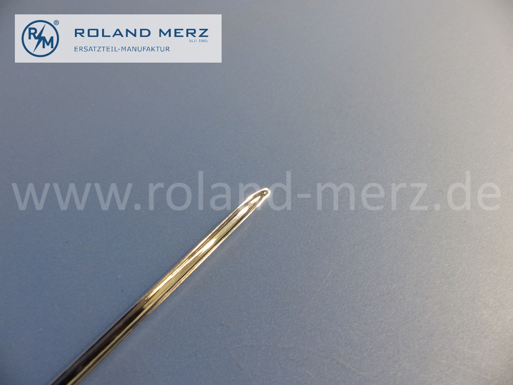 1117270086 Zierstab, Zierleiste unter Fensterschlüssel, Fahrertür links oder rechts, Länge 705mm, Mercedes W111, 220SB, 220SEB, Original Mercedes Neuteil, NOS