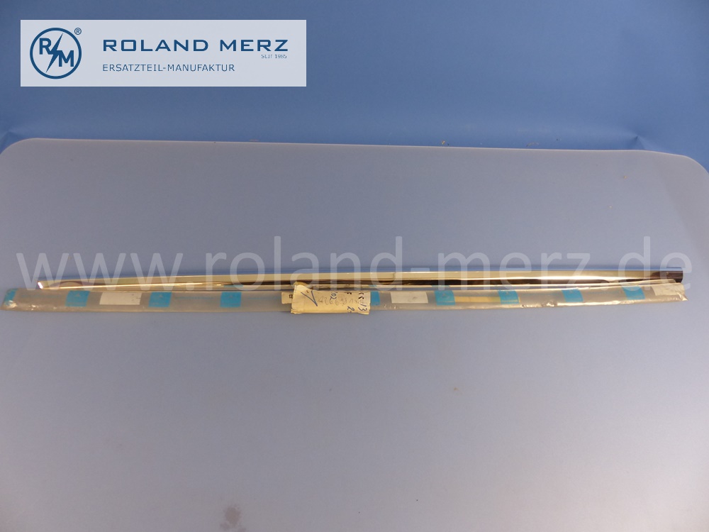 1266981480 Zierstab, Zierleiste, rechts, Fahrertür Bordkante, Mercedes W126, S-Klasse, Länge 925 mm, Original Mercedes Neuteil, NOS