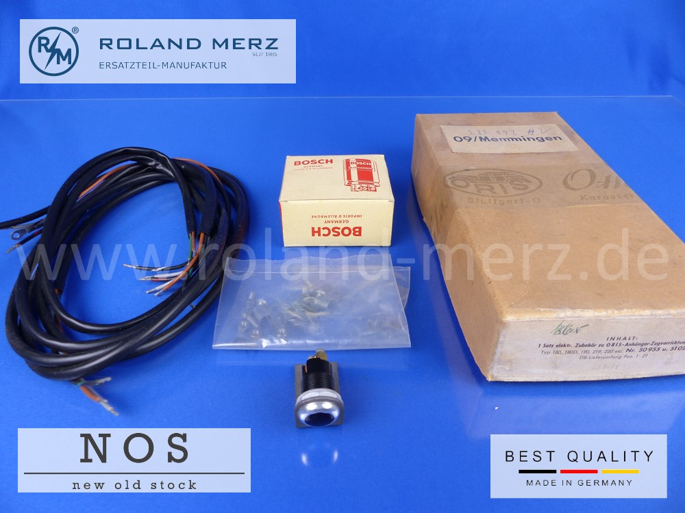 Oris Kabelsatz kompl. mit Blinkgeber und Kontrollleuchte für Anhängerkupplung für Mercedes 180, 180D, 190, 219, 220, 220S,SE