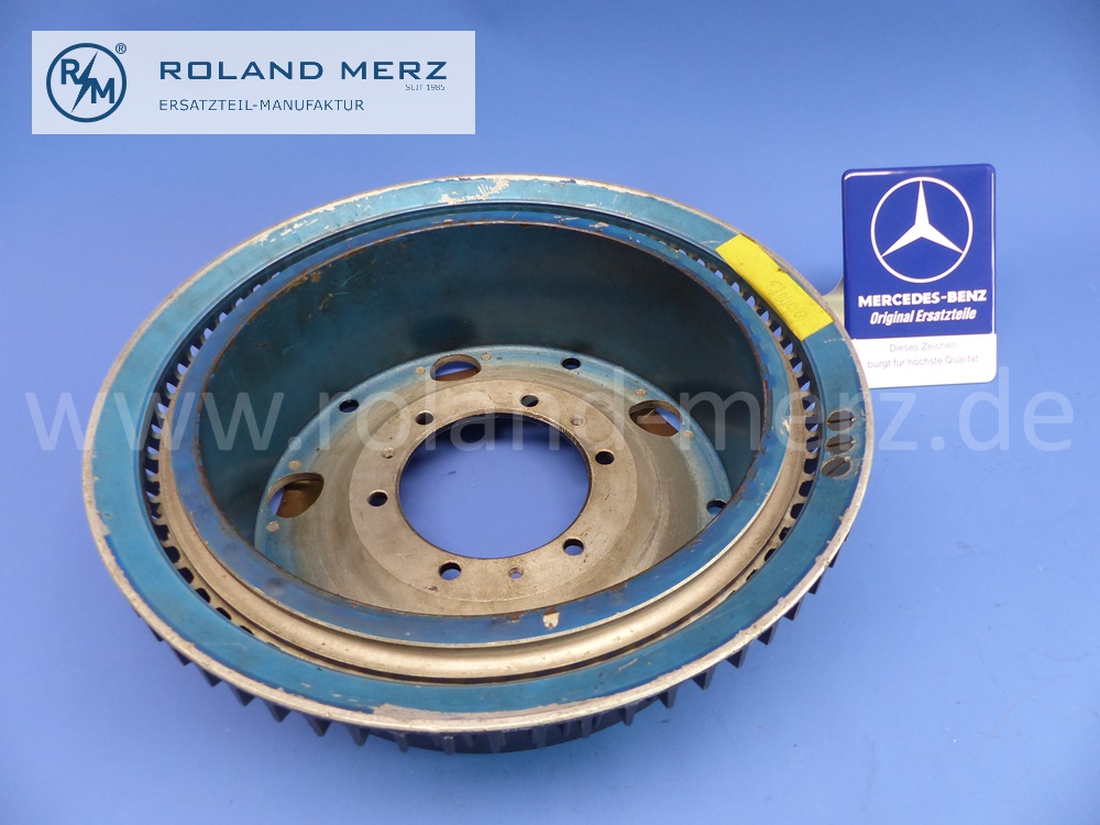 1984200605 brake drum, AL-Fin, 5 ventilation pockets, Mercedes 300SL W198, roadster and gullwing, original Mercedes spare-part, NOS