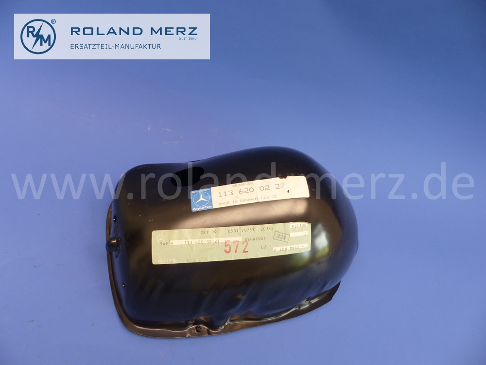 1136200227 Gehäuse, Lampentopf für Scheinwerfer, Leuchteinheit, vorne rechts, Mercedes W113, Pagode, 230SL – 250SL, Original Mercedes Neuteil, NOS 