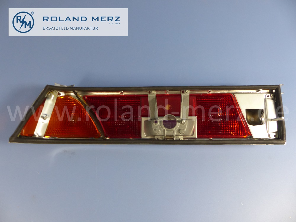 1118260852 Lichtscheibe, Lichtfenster, Lampenglas Rücklicht, rechts, Blinker orange, W111, Original Mercedes Neuteil, NOS