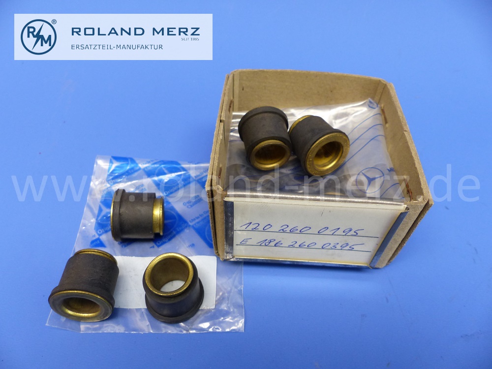 1202600195 Gummilager, Lager unten, für Lenkradschaltung, Mercedes 170Sb, 170SV, 170S-D, Ponton 180 – 220SE, 220, 300, 300b, 300d, 300S, 300Sc, E. 186 260 03 95, Original Mercedes Neuteil, NOS 