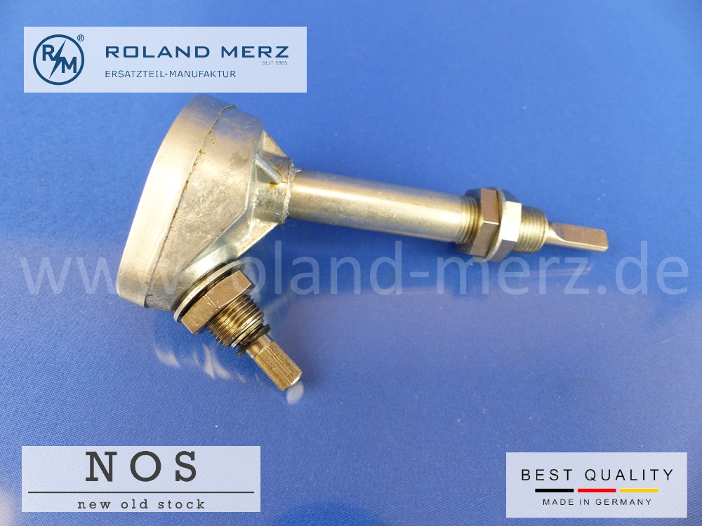 311368240107 1368240107 Scheibenwischergetriebe, 12 mm, kurz gerändelt für Mercedes 170S, 170SBC, MB-Originalteil NOS