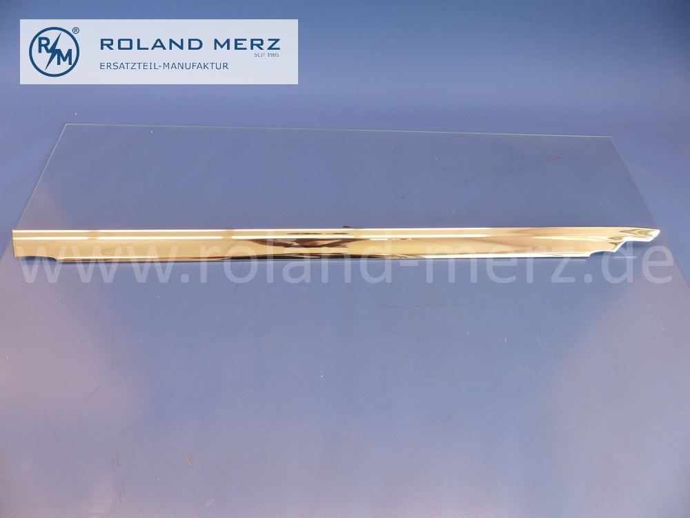1107280330 Zierstab Bordkante Fahrertür links, Mercedes W110, W111, W112, Heckflosse, Original Mercedes Neuteil, NOS 
