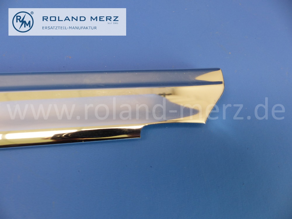 1107380230 Zierstab Bordkante, Fondtür rechts, 87,5cm, Mercedes W110, W111, W112, Heckflosse, Original Mercedes Neuteil, NOS 