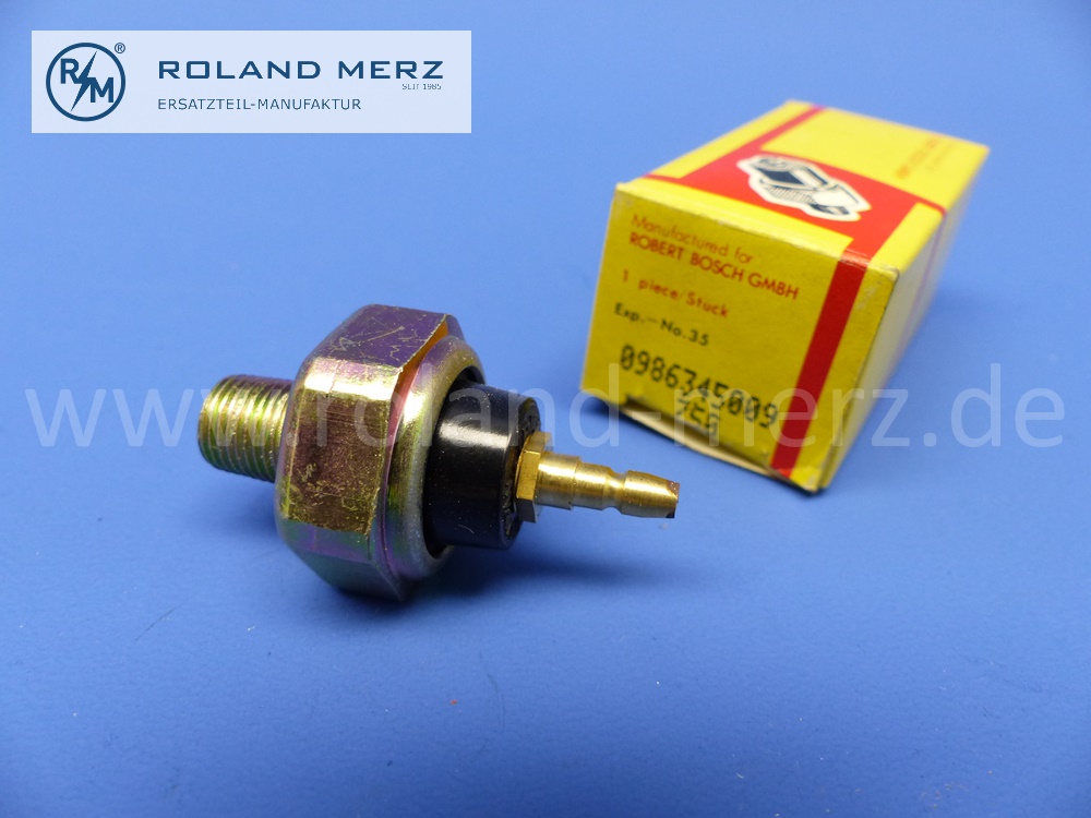 0986345009 Schalter Öldruck, Öldruckschalter, Chevrolet, Honda, Opel, Nissan, Isuzu, Rover, Vauxhall, Original Bosch Neuteil, NOS 