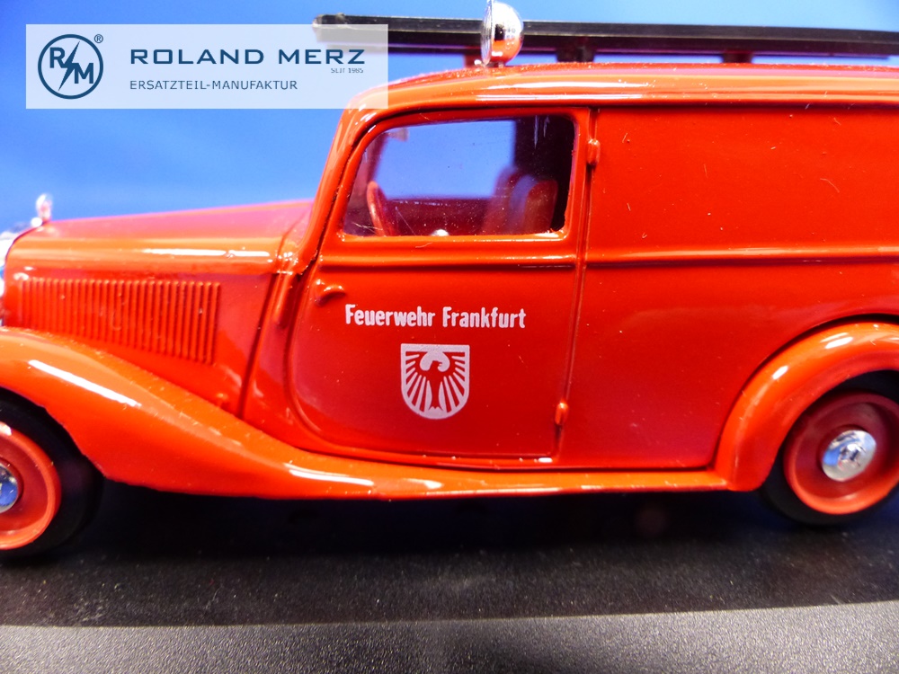 291-09 Mercedes-Benz 170 Van Feuerwehr Frankfurt am Main 1939