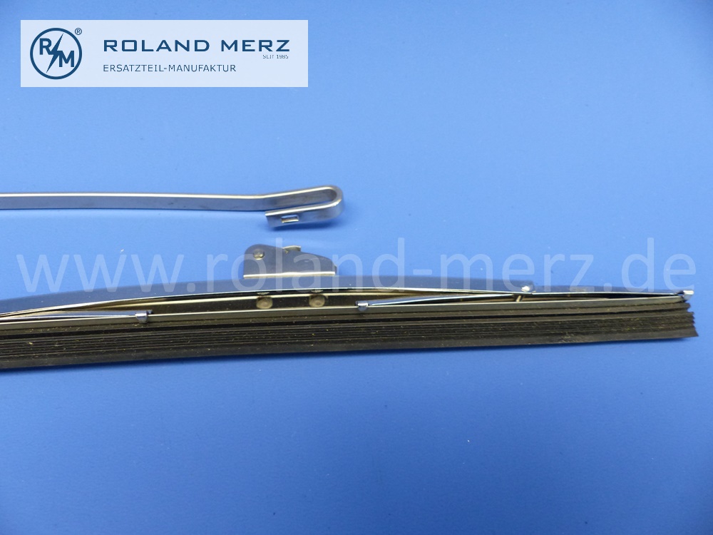 3398150181 Bosch Set Wischerarm mit Wischerblatt, Mercedes Ponton 180, 180a, 180b, 180c, 180Db, 180Dc, 190, 190b, 190D, 190Db, 220A, 190SL, 220S, 220SE bis 8. 59, Original Bosch Neuteil, NOS