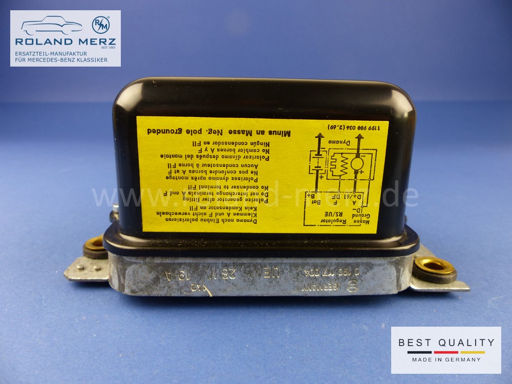 P1100021 Bosch Regler 0 190 117 004 (UE 28 V 19 A) für Unimog S 404 und LKW L 328