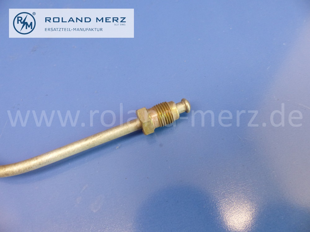 1804200137 Leitung, Bremsleitung, Bremsölleitung, Verteiler an Halter Bremsschlauch, rechts, Mercedes W105, W120, W121, W128, W180, 190SL, Ponton, Original Mercedes Neuteil, NOS