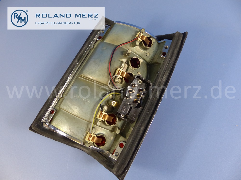 1158202964 Schlussleuchte, Rückleuchte, links, komplett, Mercedes W115, Kombi, Strich 8, SA 55546, E: 1158202364, Original Mercedes Neuteil, NOS 