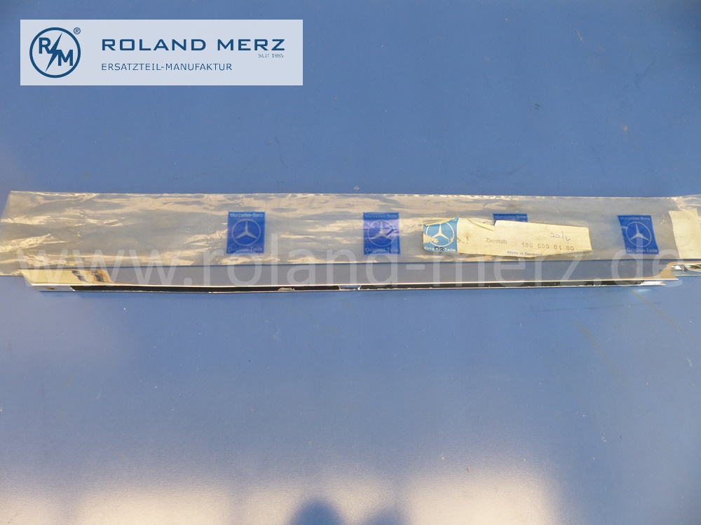 421986900180 1986900180 Zierstab Seitenwand Luftaustritt links oben, Mercedes W198, 300SL, Original Mercedes Neuteil, NOS 