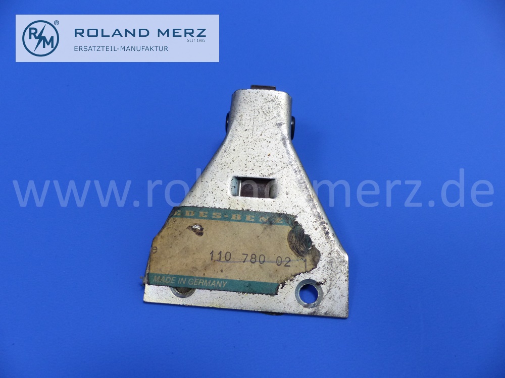 1107800211 Führungsplatte für Schiebdach für Mercedes, W100, W108, W109, W110, W111, 190c – 300SE, MB 600, Original Mercedes-Neuteil, NOS